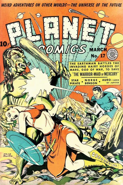 Comic Books: Planet 17 Mar by Radio Days