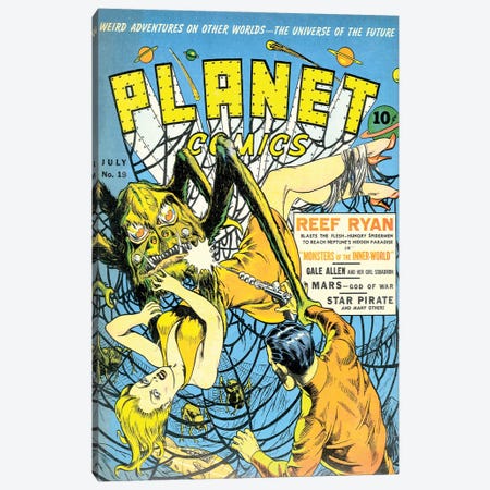 Planet 19 Jul Canvas Print #RAD287} by Radio Days Canvas Print