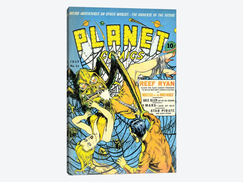 Planet 19 Jul by Radio Days 1-piece Canvas Art Print