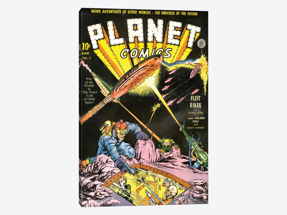 Planet 3 Mar by Radio Days 1-piece Art Print