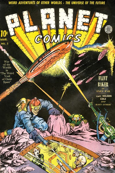 Comic Books: Planet 3 Mar by Radio Days