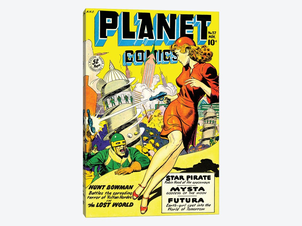 Planet 57 Nov by Radio Days 1-piece Canvas Art Print