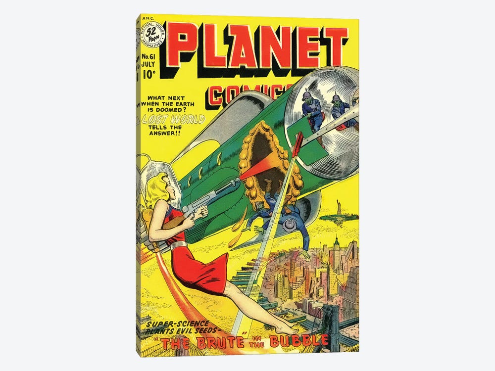 Planet 61 Jul by Radio Days 1-piece Canvas Art Print