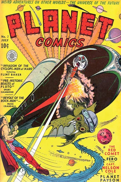 Comic Books: Planet 7 Jul by Radio Days