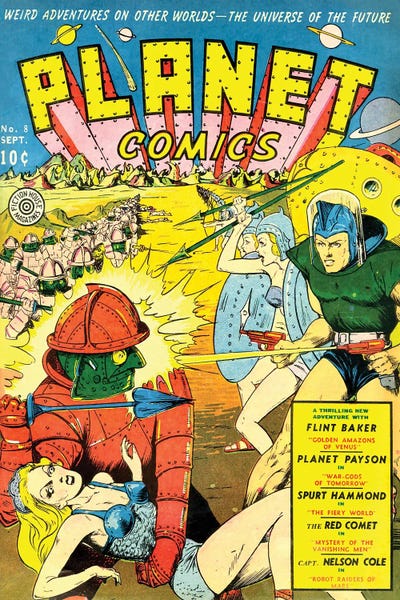 Comic Books: Planet 8 Sept by Radio Days