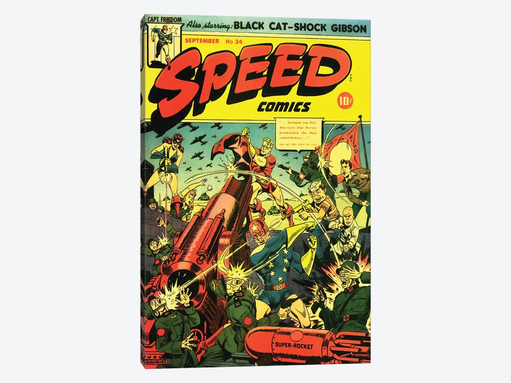 Speed 34 Sept by Radio Days 1-piece Canvas Art Print