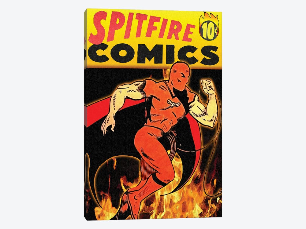 Spit Fire Comics II by Radio Days 1-piece Art Print