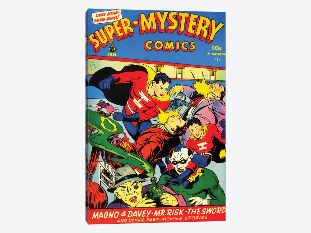 Super Mystery 4-5 Jan by Radio Days 1-piece Art Print