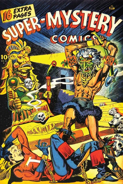 Comic Books: Super Mystery 6-2 Oct by Radio Days