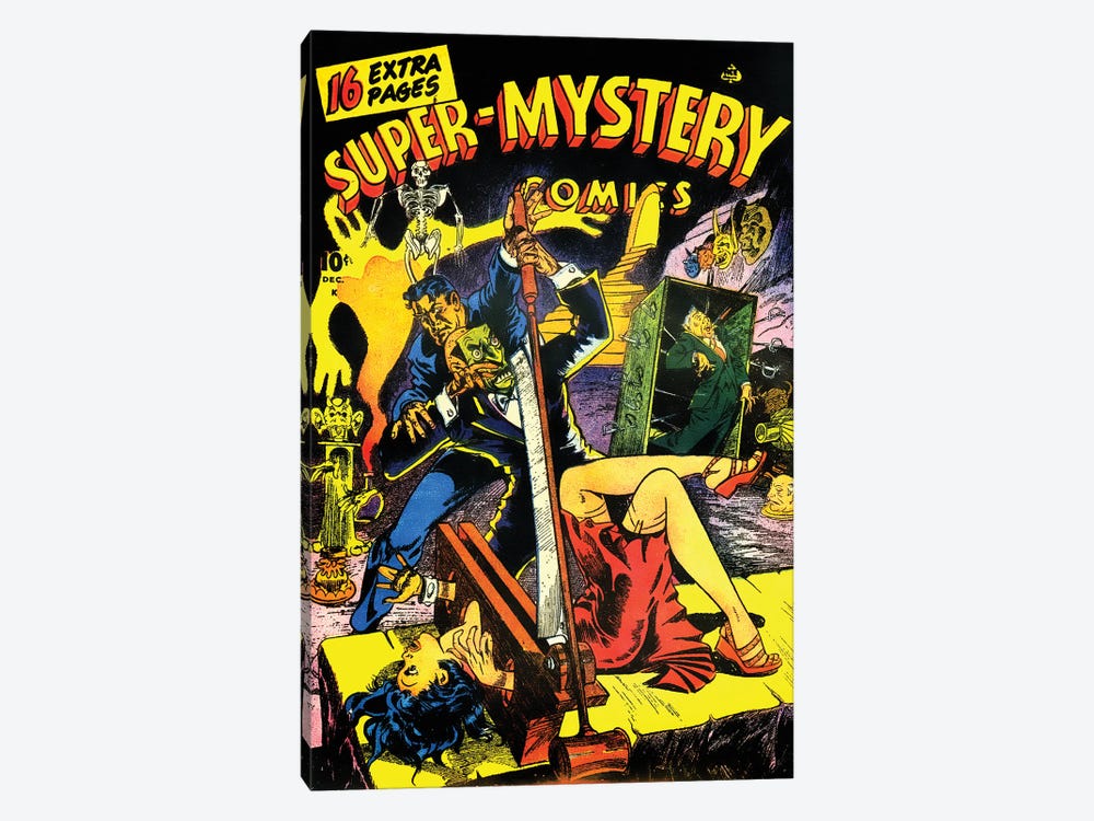 Super Mystery 6-3 Dec by Radio Days 1-piece Canvas Art Print