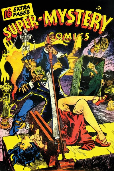 Comic Books: Super Mystery 6-3 Dec by Radio Days