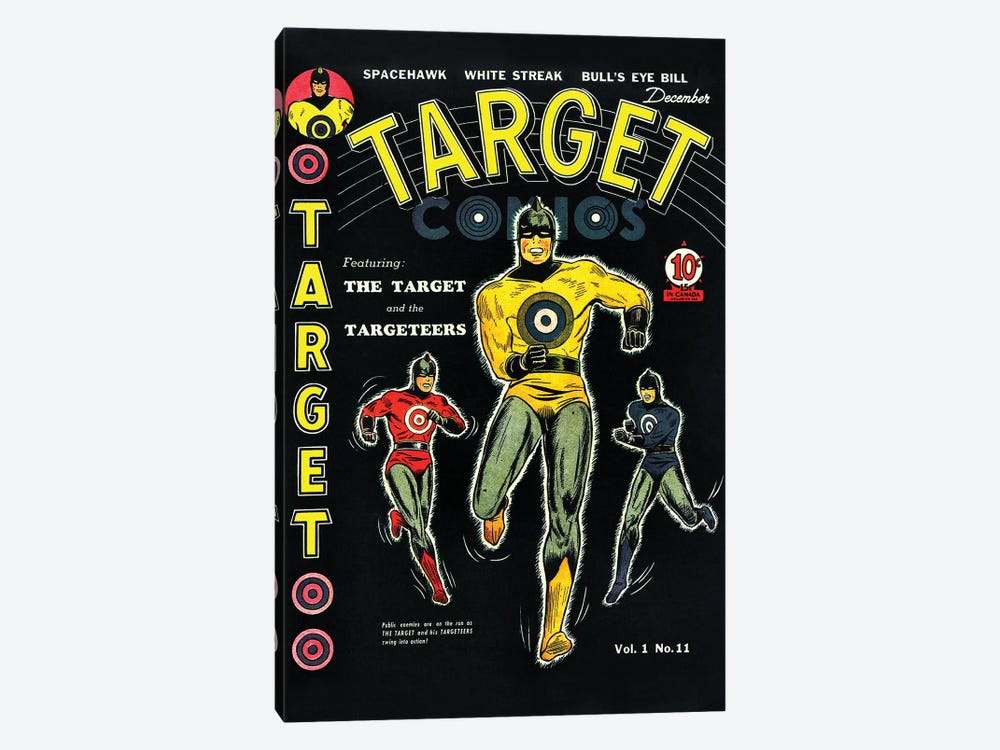 Target 11 Dec by Radio Days 1-piece Canvas Art Print