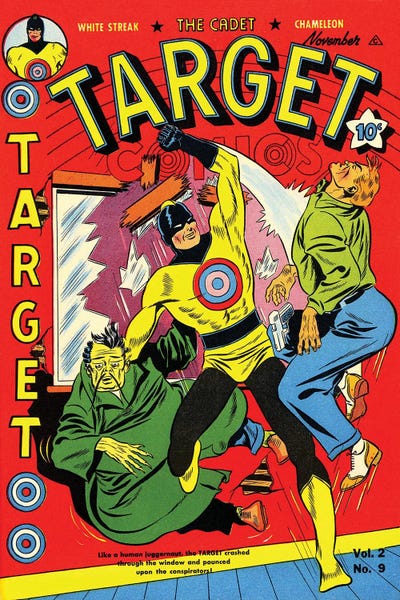 Comic Books: Target 2-9 Nov by Radio Days