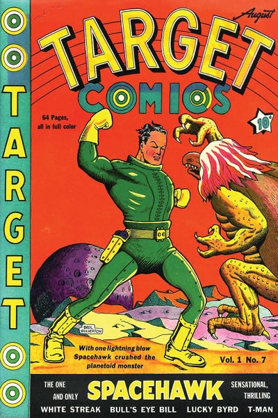 Comic Books: Target 7 Aug by Radio Days