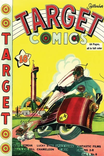 Target 8 Sept by Radio Days framed wall art