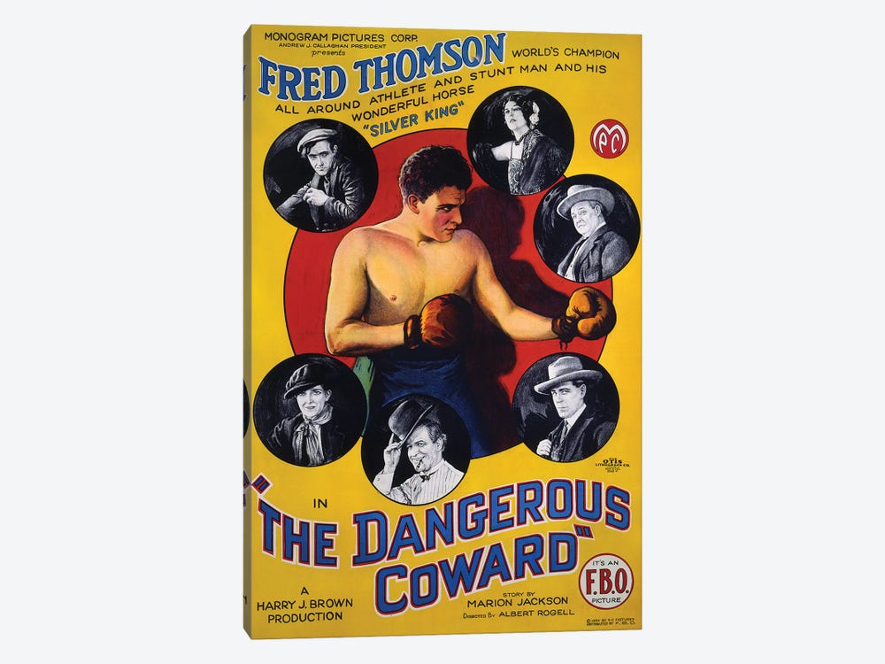 The Dangerous Coward I by Radio Days 1-piece Canvas Print