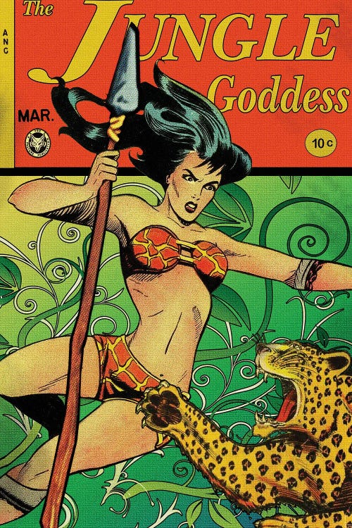 The Jungle Goddess by Radio Days wall art
