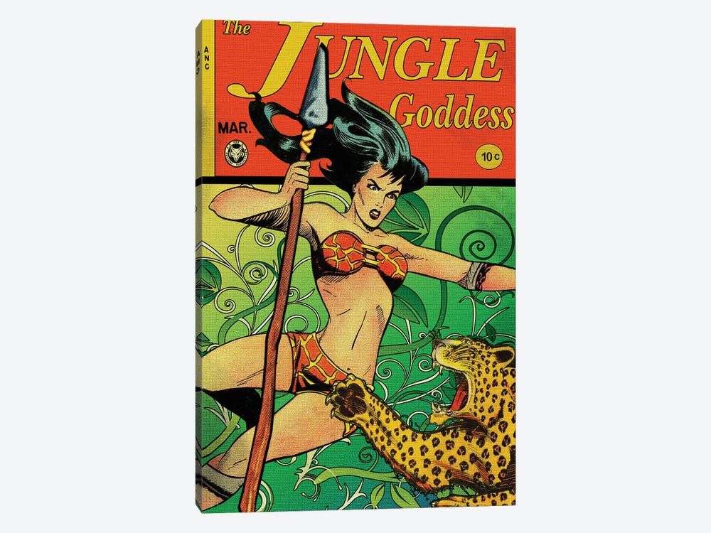 The Jungle Goddess by Radio Days 1-piece Canvas Art