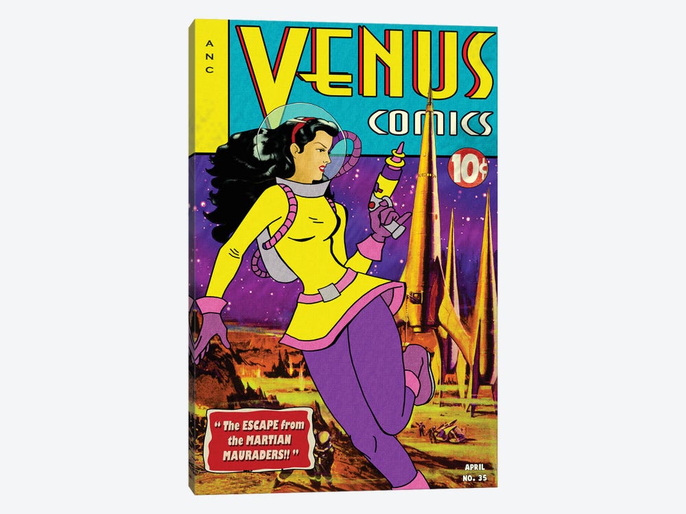Venus Comics XXXV by Radio Days 1-piece Canvas Print