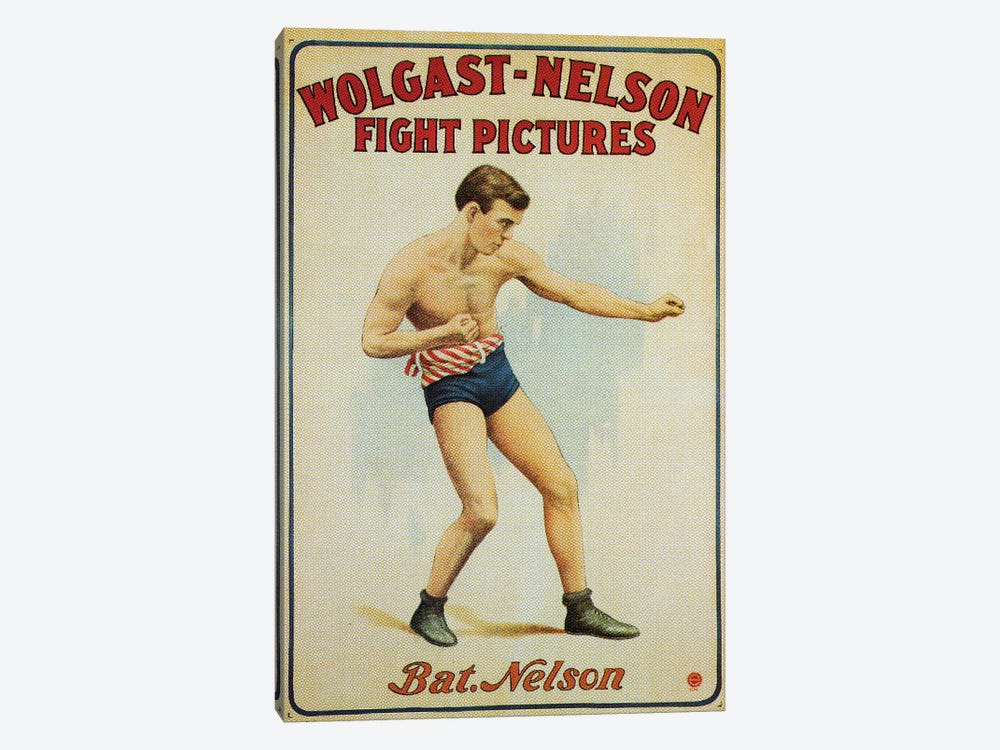 Wolgast Nelson Fight by Radio Days 1-piece Canvas Art Print