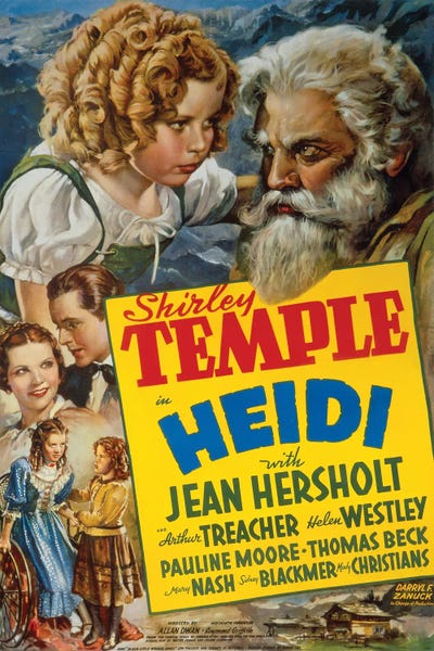 Vintage Movie Posters: Heidi by Radio Days