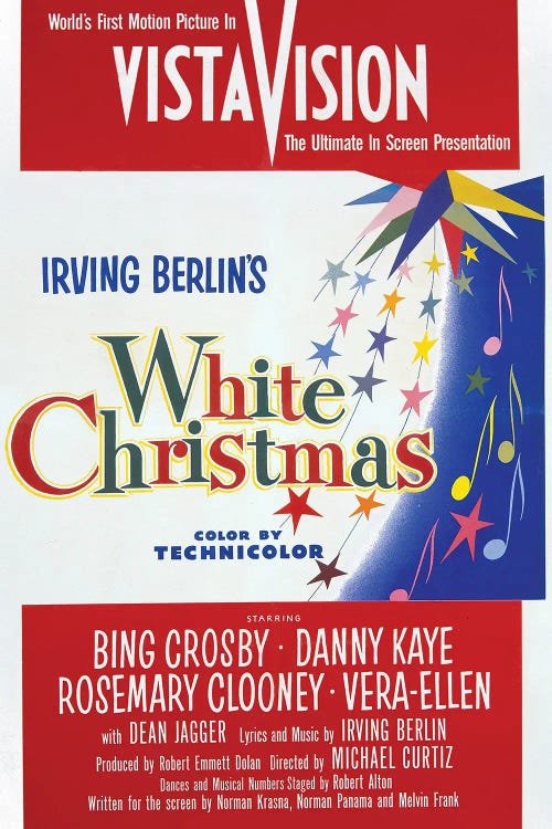 White Christmas by Radio Days wall art