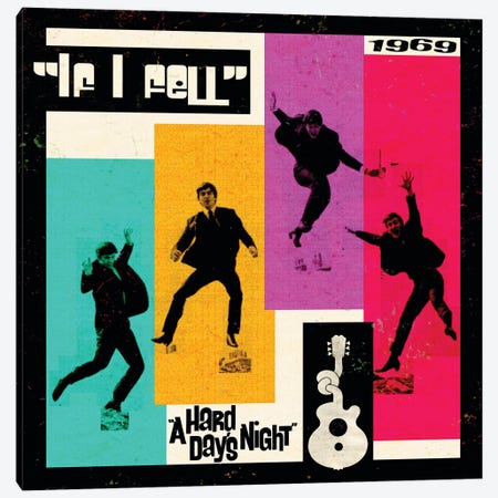 A Hard Day's Night II Canvas Print #RAD37} by Radio Days Canvas Art