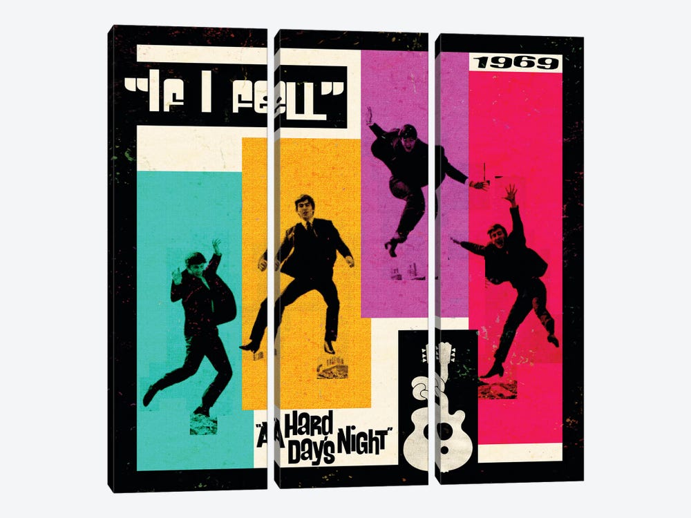 A Hard Day's Night II by Radio Days 3-piece Canvas Art