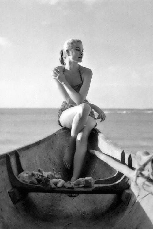 Grace Kelly Going Canoeing