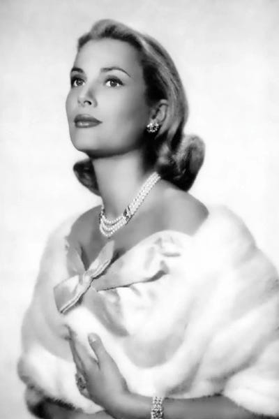 Black & White Pop Culture Art: Grace Kelly Until Now by Radio Days