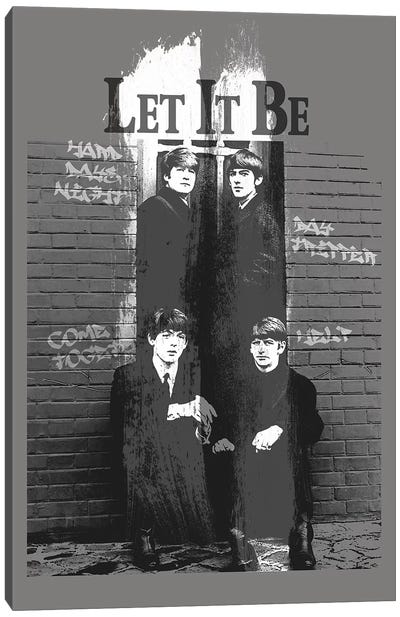 Let It Be Canvas Art Print - The Beatles