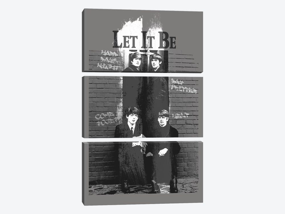 Let It Be by Radio Days 3-piece Art Print