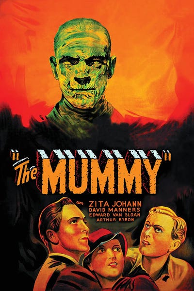 Vintage Movie Posters: The Mummy by Radio Days