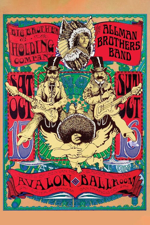 Big Brother Avalon Ballroom by Radio Days wall art