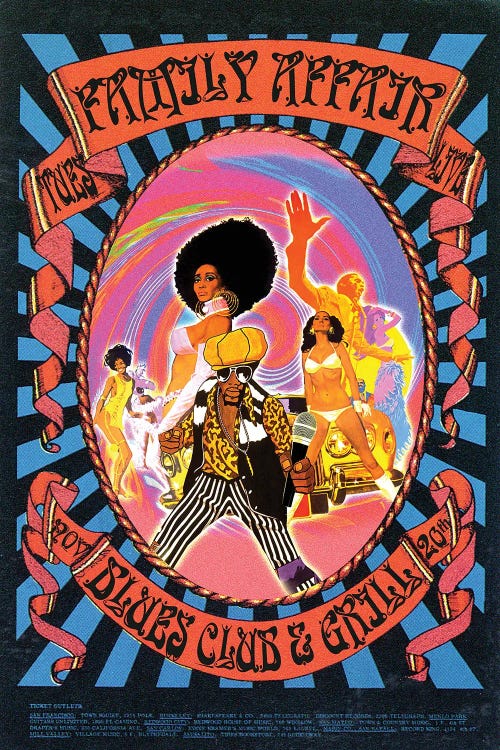 Family Affair Poster by Radio Days wall art