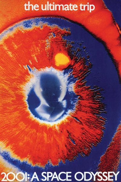 Vintage Movie Posters: 2001: A Space Odyssey by Radio Days