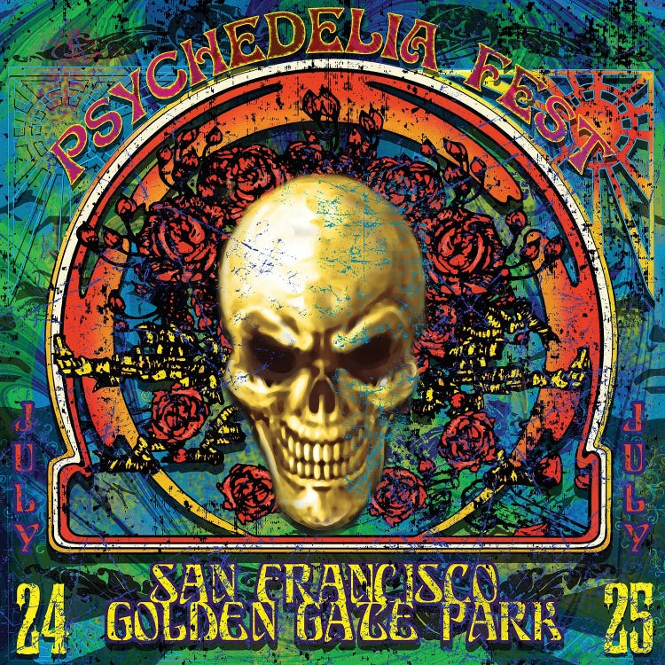 Psychedelia Fest by Radio Days wall art