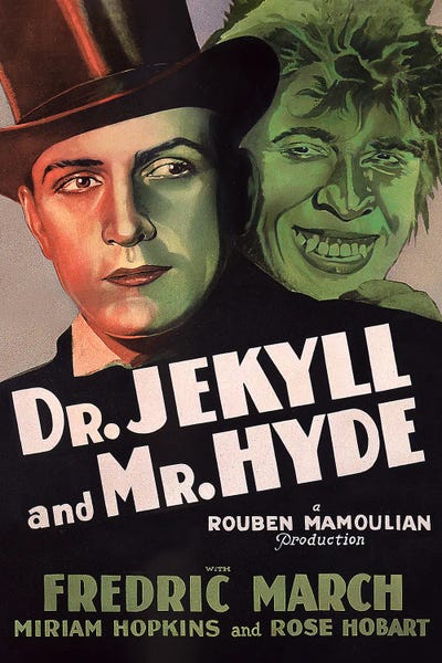 Horror Movies: Dr. Jekyll And Mr. Hyde Heads by Radio Days