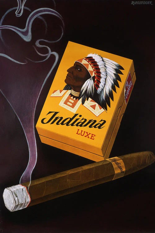 Indiana Luxe Cigares by Radio Days wall art