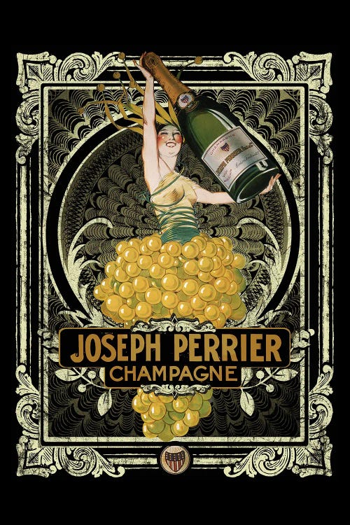Joseph Perrier Champagne by Radio Days wall art