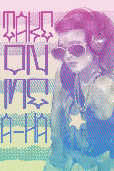 Pop Music: A-Ha - Take On Me 80s Design by Radio Days