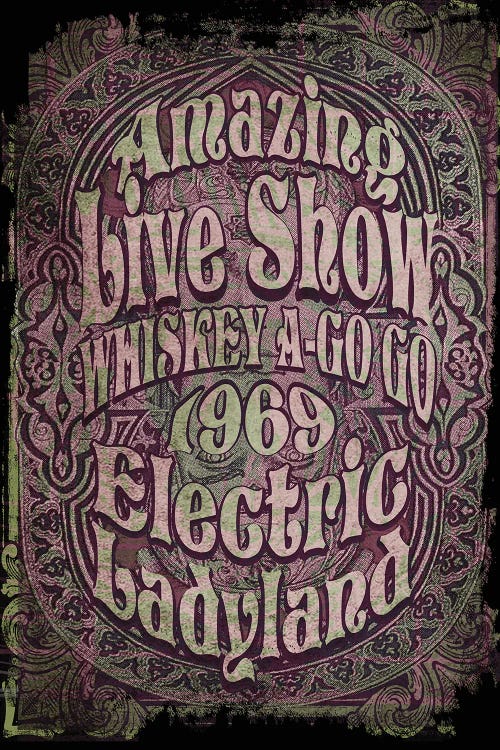 Electric Ladyland by Radio Days wall art