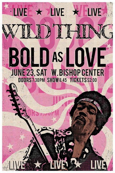 Jimi Hendrix: Jimi Hendrix - Bishop Center by Radio Days