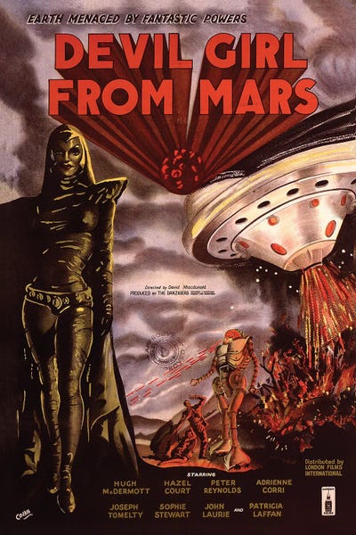 Horror Movies: Devil Girl From Mars by Radio Days