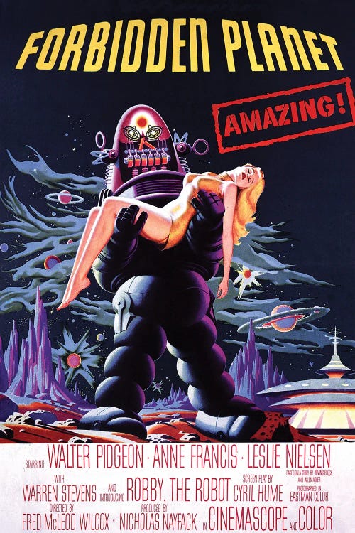 Forbidden Planet by Radio Days wall art