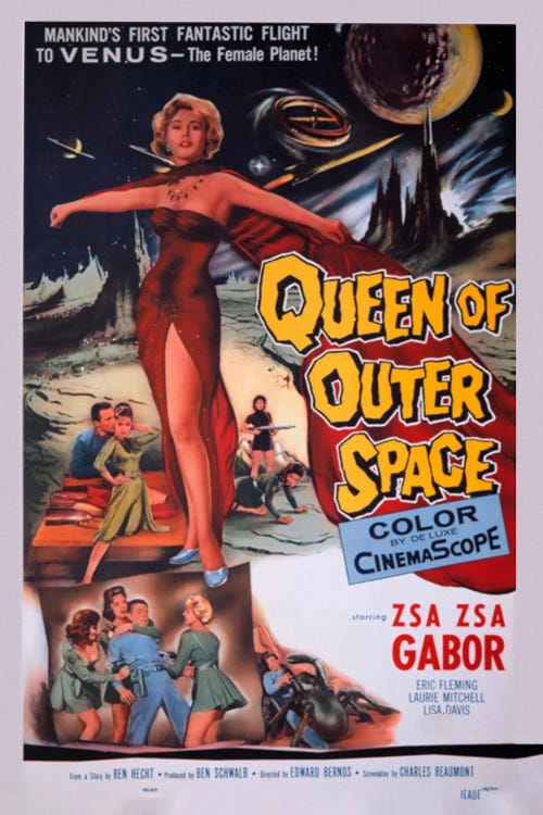 Queen Of Outer Space by Radio Days wall art