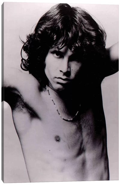 Jim Morrison Pose II Canvas Art Print - Radio Days