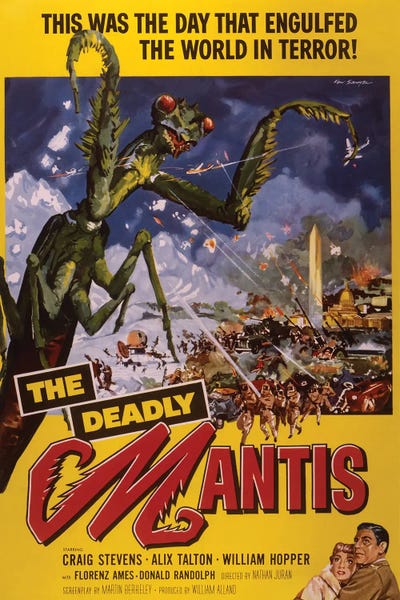 Horror Movies: The Deadly Mantis by Radio Days