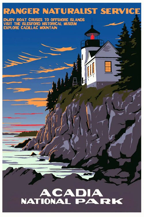 Acadia National Park by Radio Days wall art