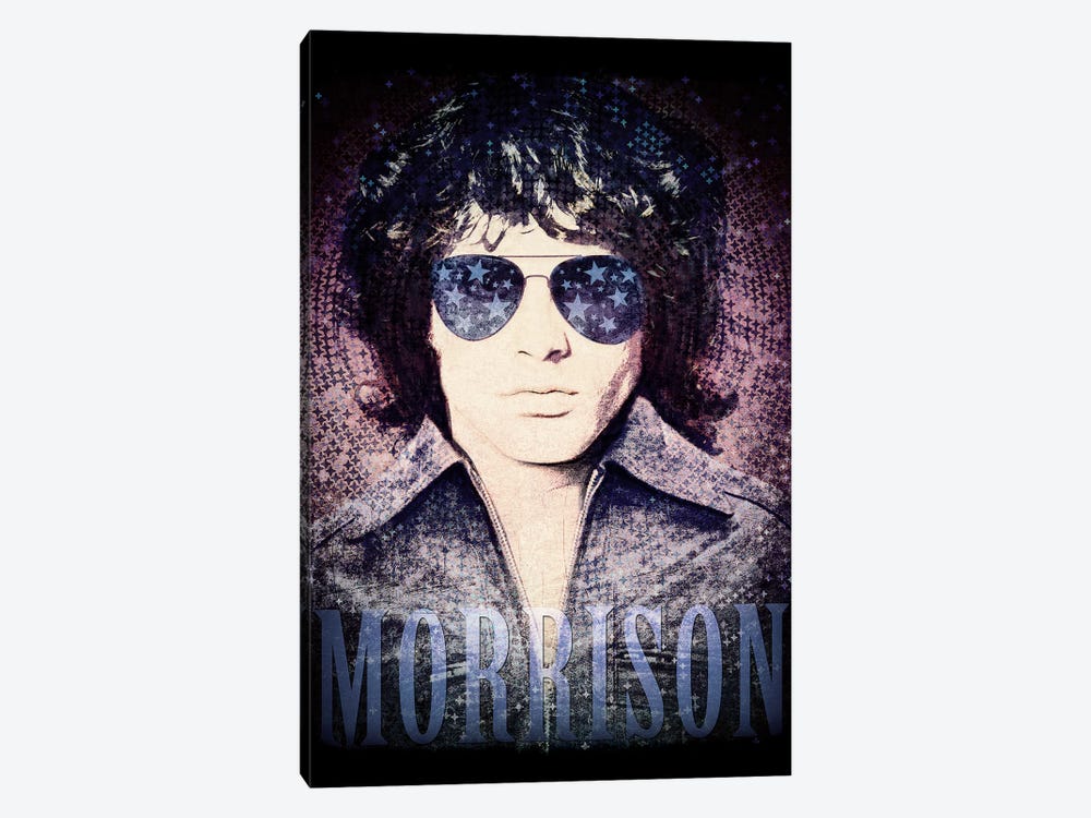 Jim Morrison Psychedelic Poster by Radio Days 1-piece Art Print